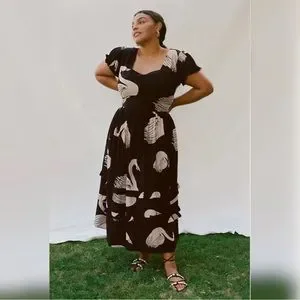 Anthropologie | Dresses | Anthropologie The Odells Swans